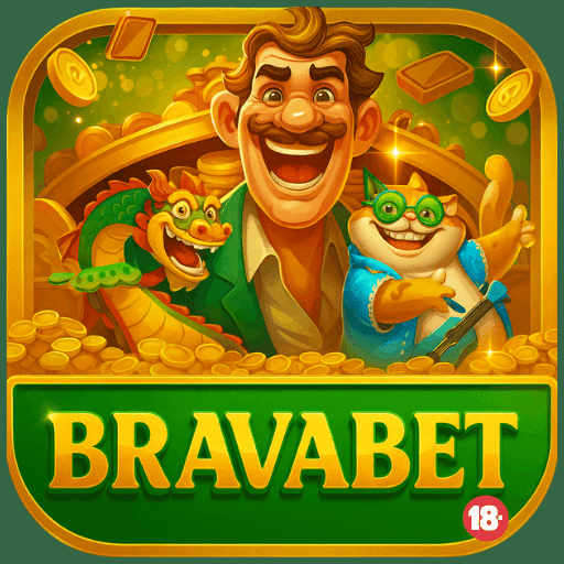 Imagem promocional da BRAVABET mostrando a plataforma e suas vantagens
